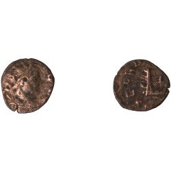Moneda Imperio Romano Antoniniano Divo Claudio II después de 270 d.C.