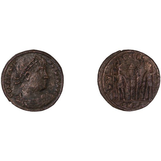 Moneda Imperio Romano Centenional Constantino I 330-333 d.C.