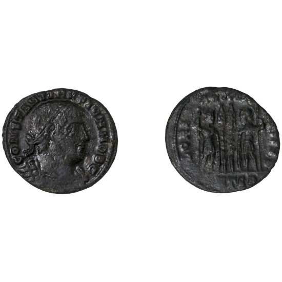 Moneda Imperio Romano Centenional Constantino II
