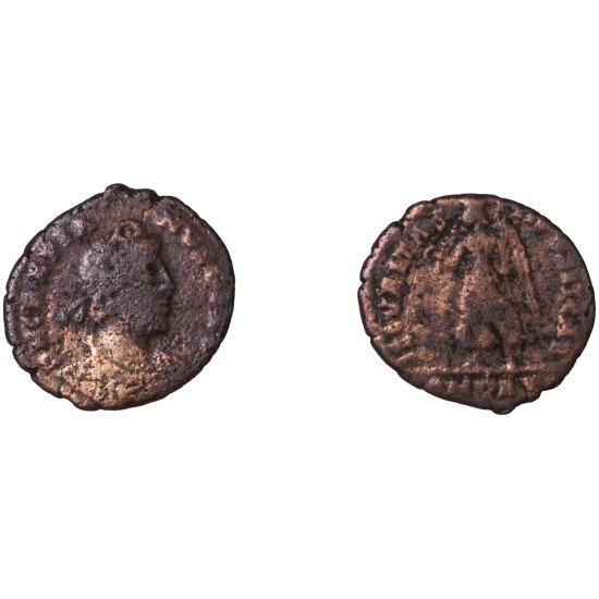 Moneda Imperio Romano Centenional Graciano 372-375 d.C.