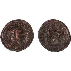 Moneda Imperio Romano Radiado post reforma Galerio 296-297 d.C.