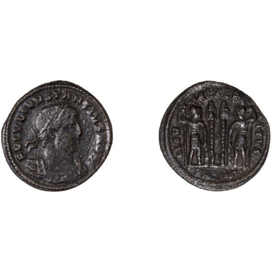 Moneda Imperio Romano Centenional Constancio II 330-333 d.C.