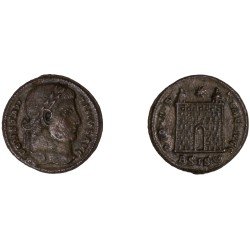 Moneda Imperio Romano Centenional Constantino I 328-329 d.C.