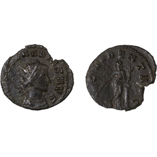 Moneda Imperio Romano Antoniniano Claudio II 268-269 d.C.