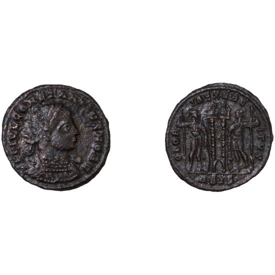 Moneda Imperio Romano Centenional Constancio II 330-333 d.C.