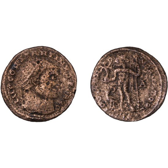 Moneda Imperio Romano Follis Constantino I 313-316 d.C.