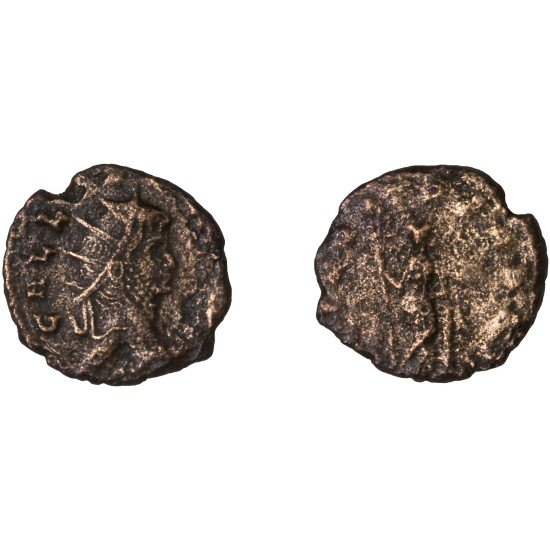 Moneda Imperio Romano Antoniniano Galieno 265-267 d.C.