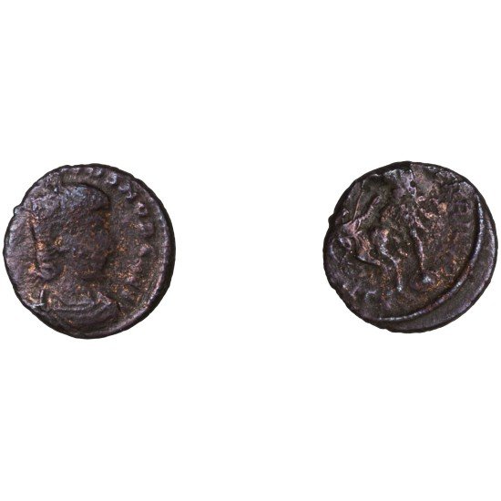 Moneda Imperio Romano Maiorina Constancio Galo 353-354 d.C.