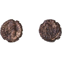 Moneda Imperio Romano Maiorina Constancio II 358-361 d.C.