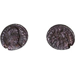 Moneda Imperio Romano Maiorina Constancio II 353-356 d.C.