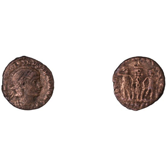 Moneda Imperio Romano Centenional Constantino II 336-337 d.C.