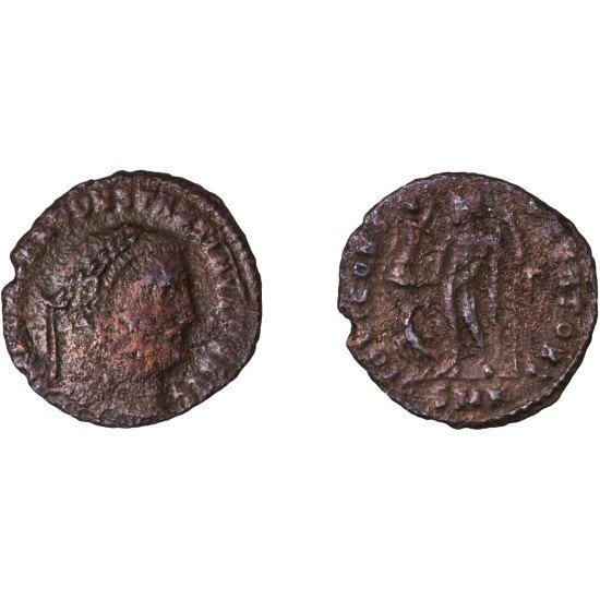 Moneda Imperio Romano Follis Constantino I 313-315 d.C.