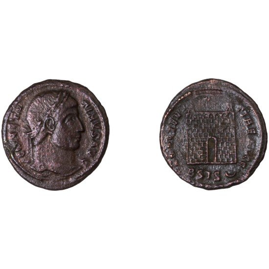Moneda Imperio Romano Centenional Constantino I 328-329 d.C.