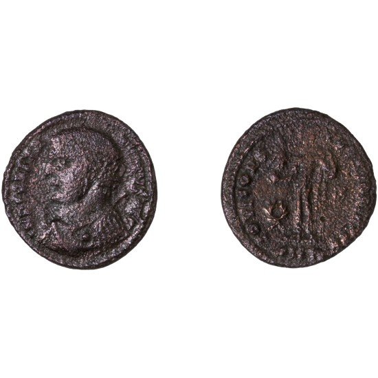 Moneda Imperio Romano Follis Constantino I 317-318 d.C.
