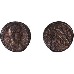 Moneda Imperio Romano  Maiorina Constancio II 352-353 d.C.