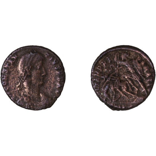Moneda Imperio Romano  Maiorina Constancio II 352-353 d.C.