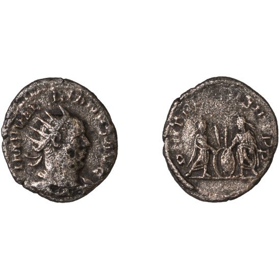 Moneda Imperio Romano Antoniniano Valeriano I 257 d.C.