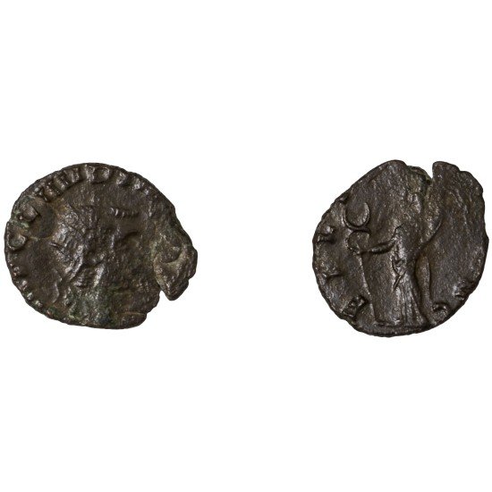 Moneda Imperio Romano Antoniniano Claudio II 268-269 d.C.