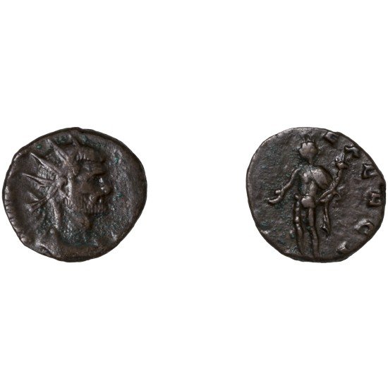 Moneda Imperio Romano Antoniniano Claudio II 269-270 d.C.