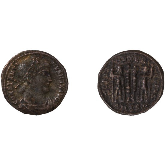 Moneda Imperio Romano Centenional Constantino I 330-333 d.C.