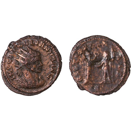 Moneda Imperio Romano Antoniniano Aureliano 272-273 d.C.