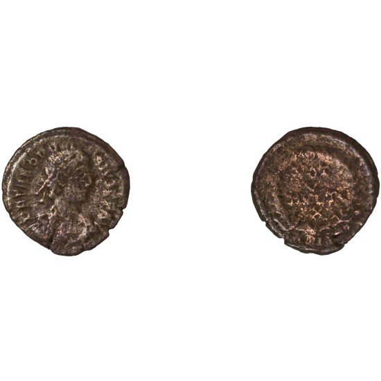 Moneda Imperio Romano ¼ de maiorina Teodosio I 379-383 d.C.