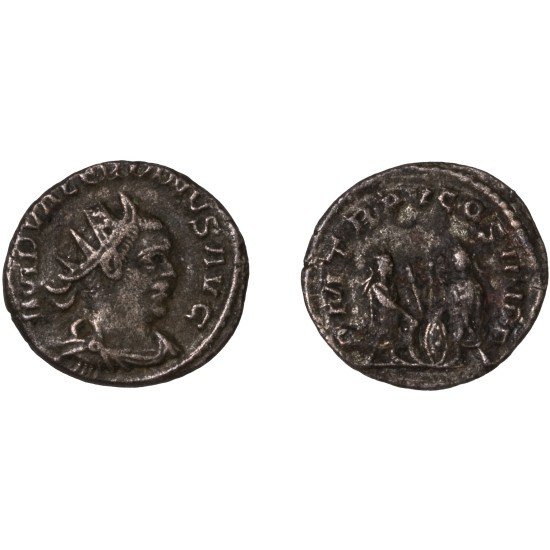 Moneda Imperio Romano Antoniniano Valeriano 257 d.C.