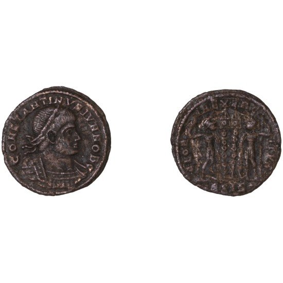 Moneda Imperio Romano Centenional Constantino II 334-335 d.C.