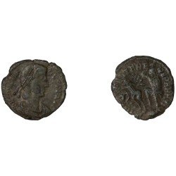 Moneda Imperio Romano Maiorina Constancio II 356-358 d.C.