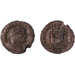 Moneda Imperio Romano Radiado post reforma Galerio 305-307 d.C.