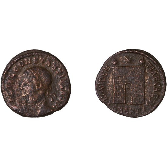 Moneda Imperio Romano Centenional Constancio II 326-327 d.C.