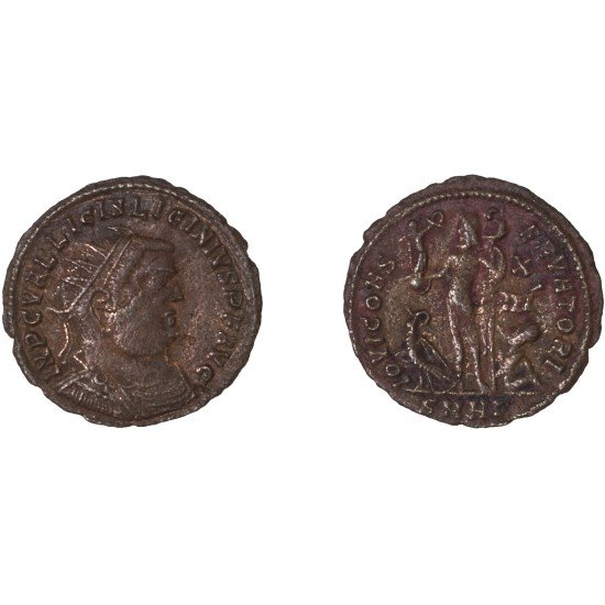Moneda Imperio Romano Follis Licinio I 318-324 d.C.