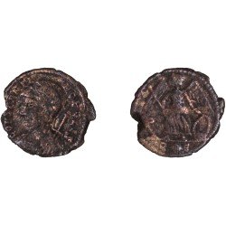 Moneda Imperio Romano Centenional Constantino I 337 d.C.
