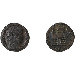Moneda Imperio Romano Centenional Constantino I 326-328 d.C.