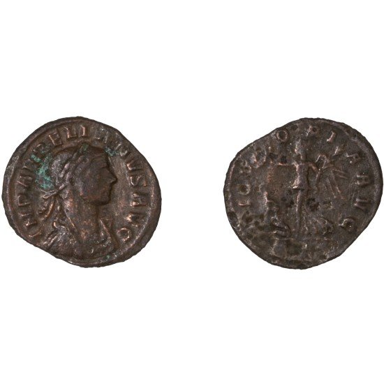 Moneda Imperio Romano Denario Aureliano 274-275 d.C.
