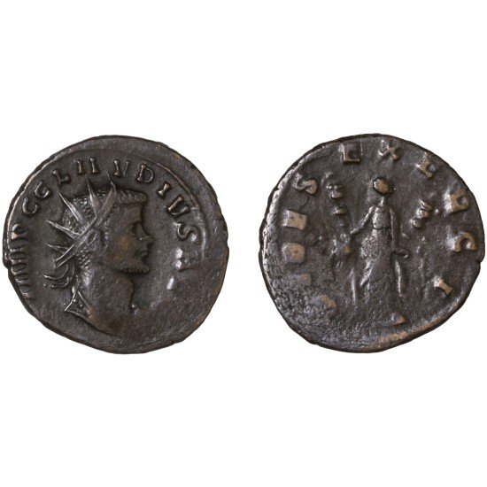 Moneda Imperio Romano Antoniniano Claudio II 268-269 d.C.