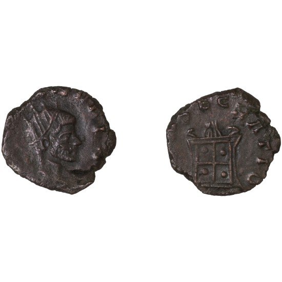 Moneda Imperio Romano Antoniniano Divo Claudio II 270 d.C.
