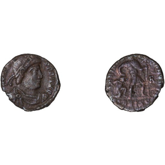 Moneda Imperio Romano Centenional Valente 367 d.C.