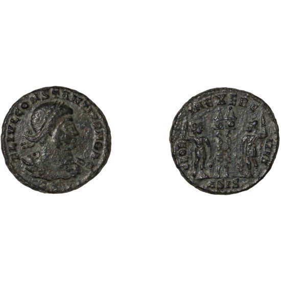 Moneda Imperio Romano Centenional Constancio II 330-333 d.C.