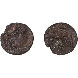 Moneda Imperio Romano Maiorina Constancio II 352-353 d.C.