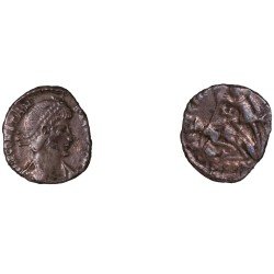 Moneda Imperio Romano Maiorina Constancio II 356-358 d.C.