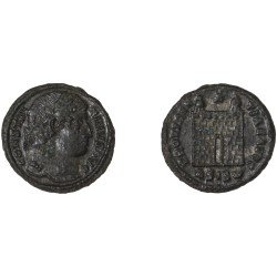 Moneda Imperio Romano Centenional Constantino I 328-329 d.C.