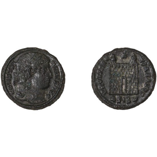 Moneda Imperio Romano Centenional Constantino I 328-329 d.C.