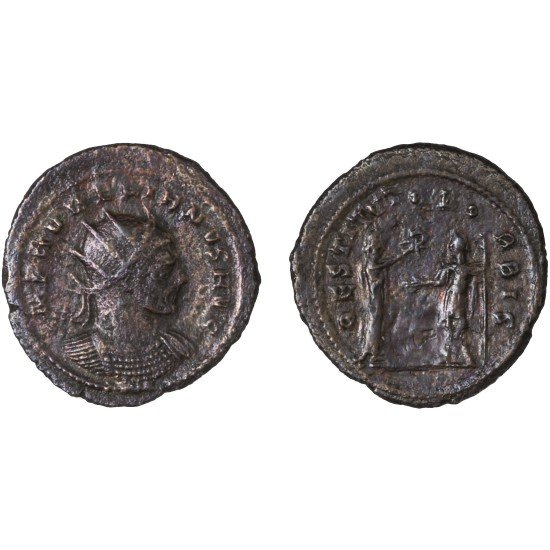 Moneda Imperio Romano Antoniniano Aureliano 273-274 d.C.