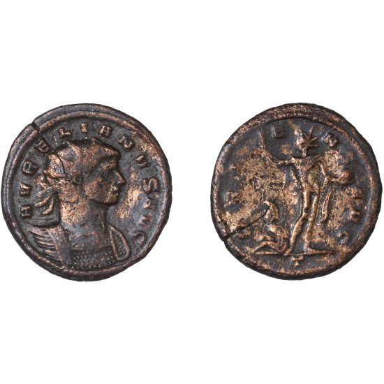 Moneda Imperio Romano Antoniniano Aureliano 273 d.C.