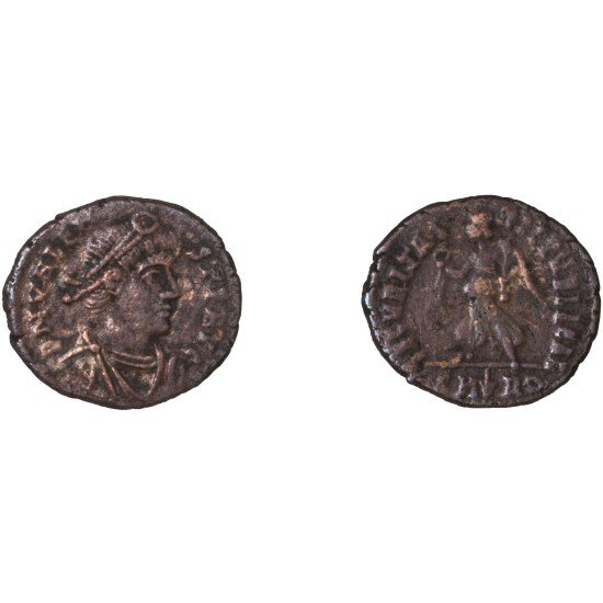 Moneda Imperio Romano Centenional Valente 372-375 d.C.