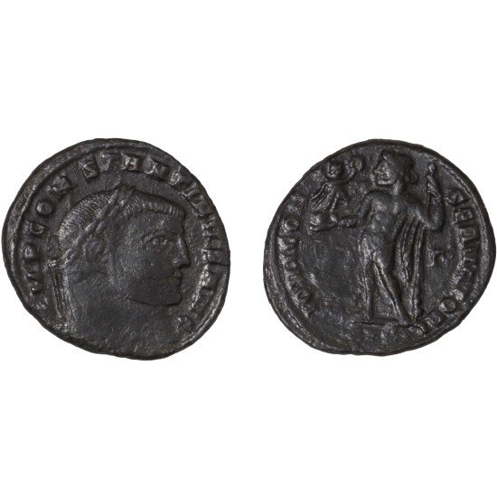 Moneda Imperio Romano Follis Constantino I  313-316 d.C.