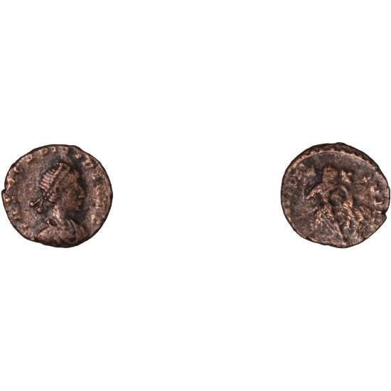 Moneda Imperio Romano Nummus Arcadio 388-395 d.C.