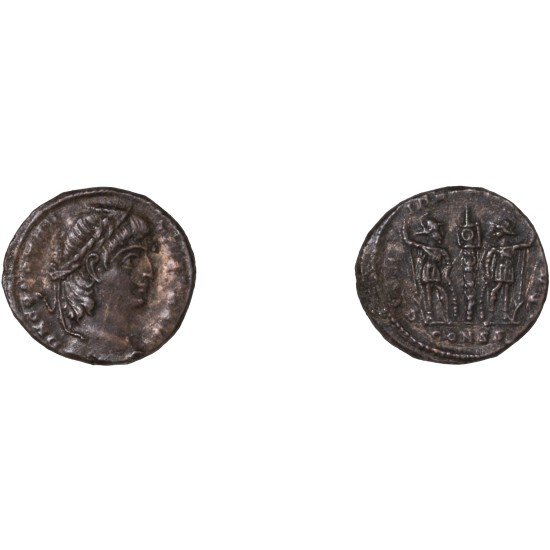 Moneda Imperio Romano Centenional Constancio II 337-340 d.C.