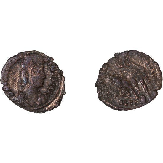 Moneda Imperio Romano Maiorina Constancio Galo 353-354 d.C.